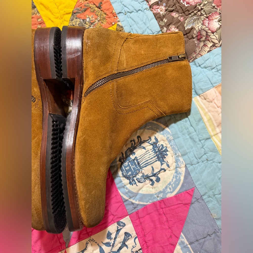 Frye Sawyer Inside Zip Mens Leather Boots:Size 9 - Picture 6 of 16